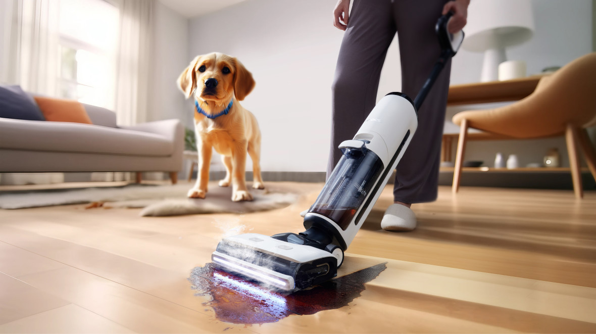 Пилосос Tineco ручний миючий акумуляторний Floor One S7 Steam Plus (SW110600DE)