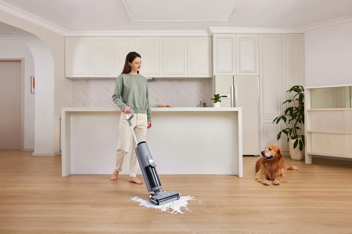Пылесос Tineco ручной моющий аккумуляторный Tineco iFloor 5 Breeze (FW070100DE)