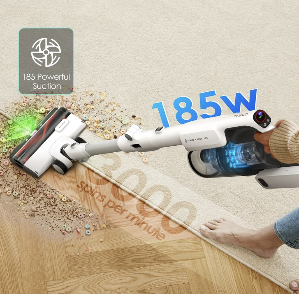 Интеллектуальная уборка с 3DSense Power Brush